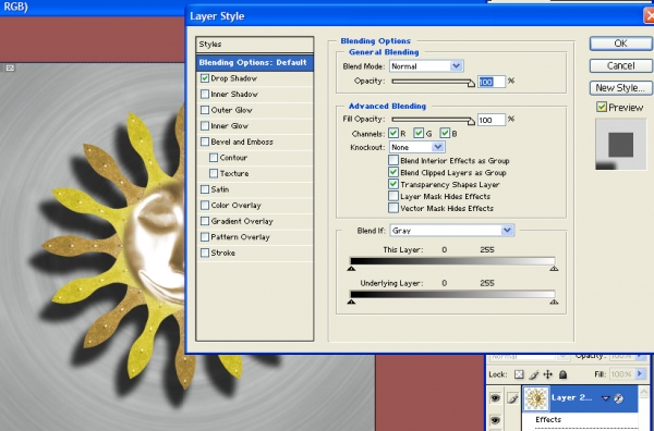 Creation of Sun Medallion: Step 7